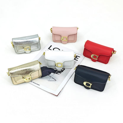 Mini Crossbody Lipstick Bag for Women – Small Purse with Detachable Strap, Casual Everyday Shoulder Handbag