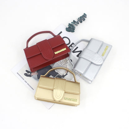 Trendy Mini Crossbody Bag – Cute Lipstick Holder Purse for Girls, Lightweight Travel Phone Wallet Clutch