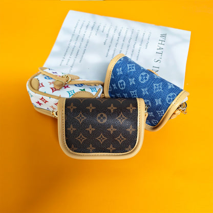 Small Jean Demi Purse Denim Crossbody Bags for Women Denim Handbag Cross Body Shoulder Bags Design for Woman