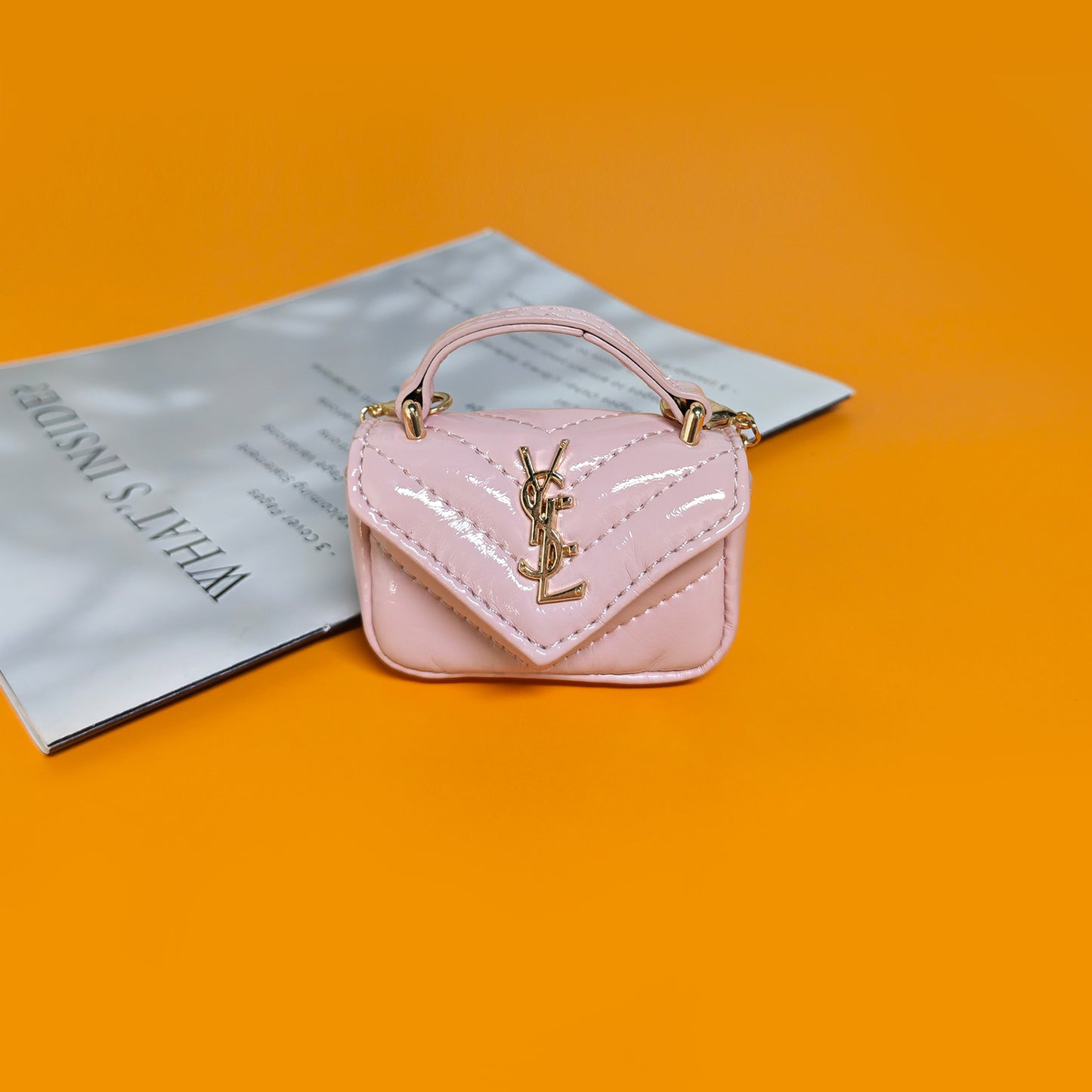 V-Flap Quilted Crossbody Bag | Mini Chain Shoulder Purse with Grid Texture for Women